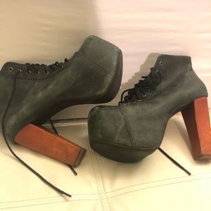 Jeffrey Campbell Lita’s Heeled Boots (Few wears)